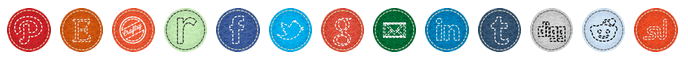 Crafty Stitchy Round Icons